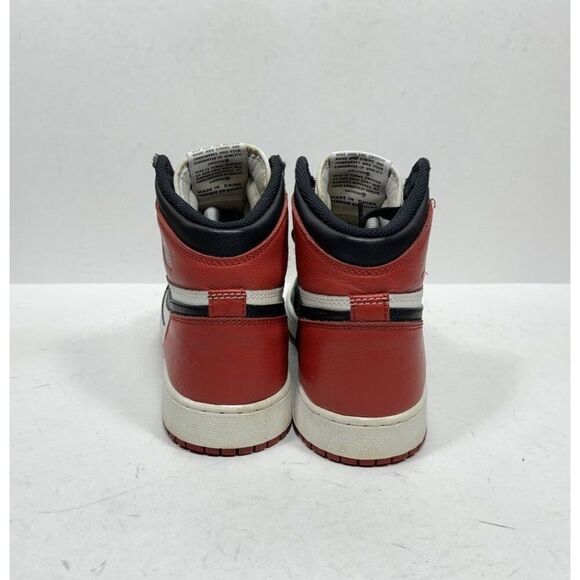 Nike Air Jordan 1 Retro High OG BG Black Toe 2016 Size 6.5Y Womens 8 575441 125 - Picture 6 of 11